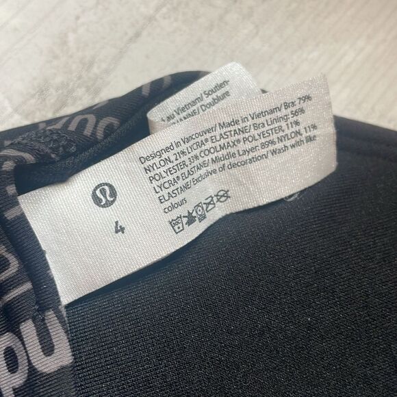Manifest - LULULEMON ENERGY HIGH-NECK LONGLINE BRA MEDIUM SUPPORT, size 4 - Picture 11 of 11